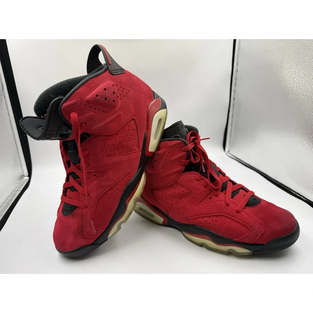 Air Jordan 6 Toro Bravo Men's Red Sneakers 2023 Size 11